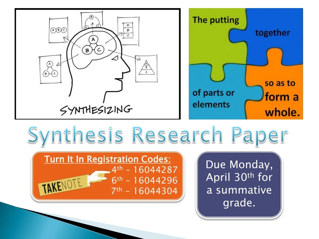 organic synthesis research paper