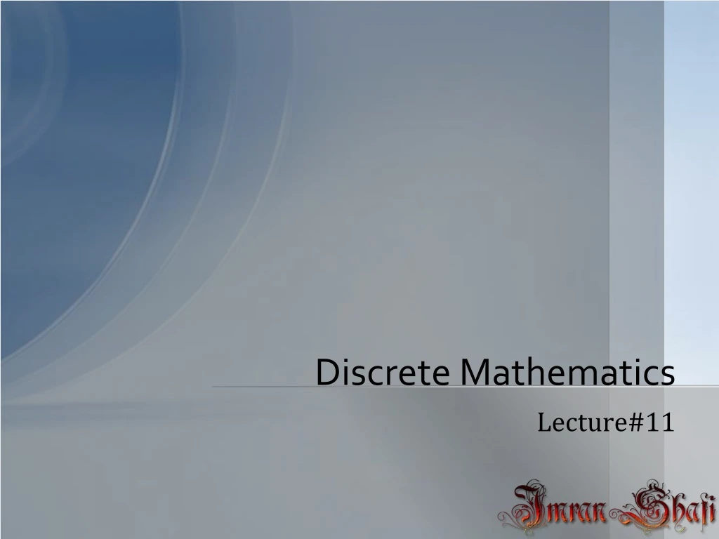 PPT - Discrete Mathematics PowerPoint Presentation, Free Download - ID ...