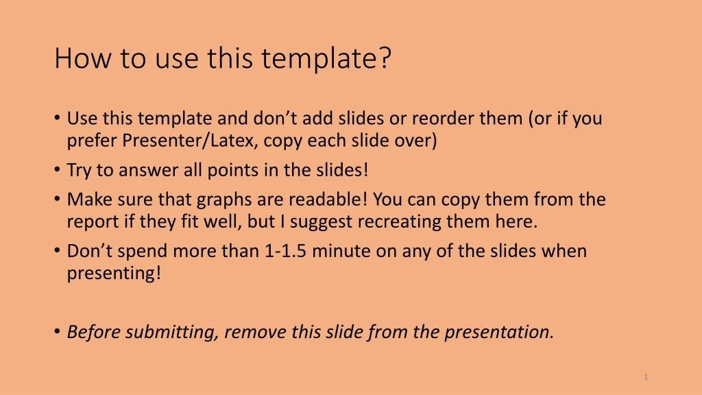 PPT - How To Use This Template? PowerPoint Presentation, Free Download ...