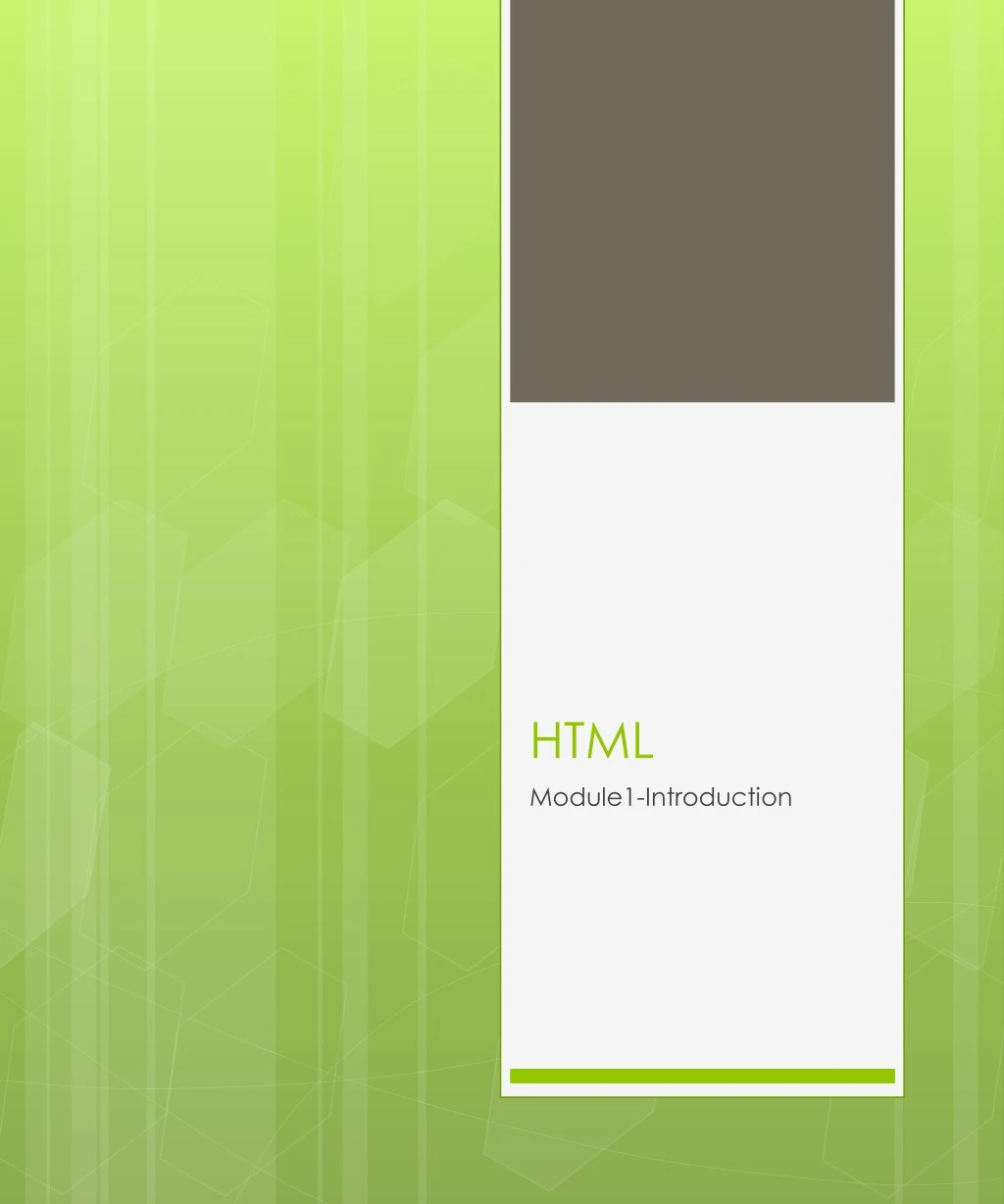 PPT - HTML PowerPoint Presentation, Free Download - ID:8969725