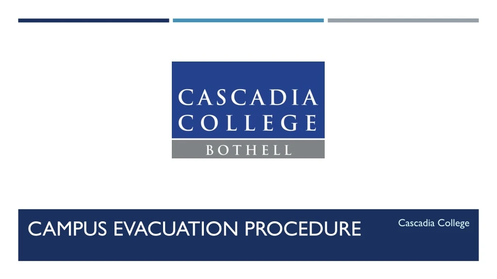 campus evacuation procedure n.