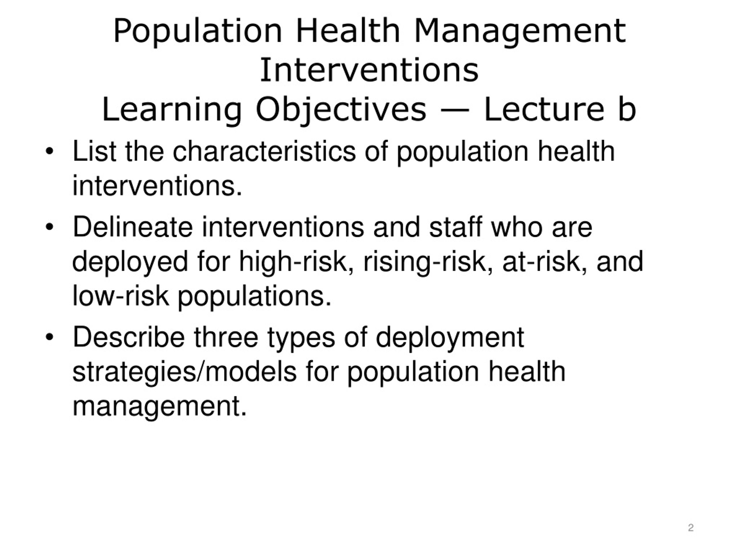 PPT - Population Health PowerPoint Presentation, Free Download - ID:8979293