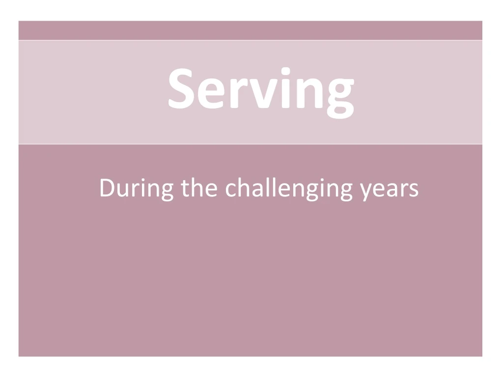 serving n.