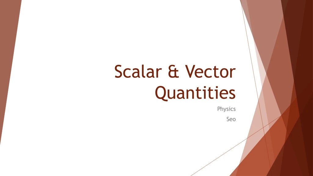 Ppt Scalar Vector Quantities Powerpoint Presentation Free Download Ppt Scalar Vector Quantities Powerpoint Presentation Free Download