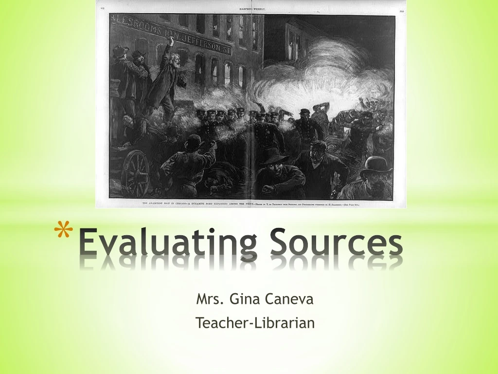 evaluating sources n.