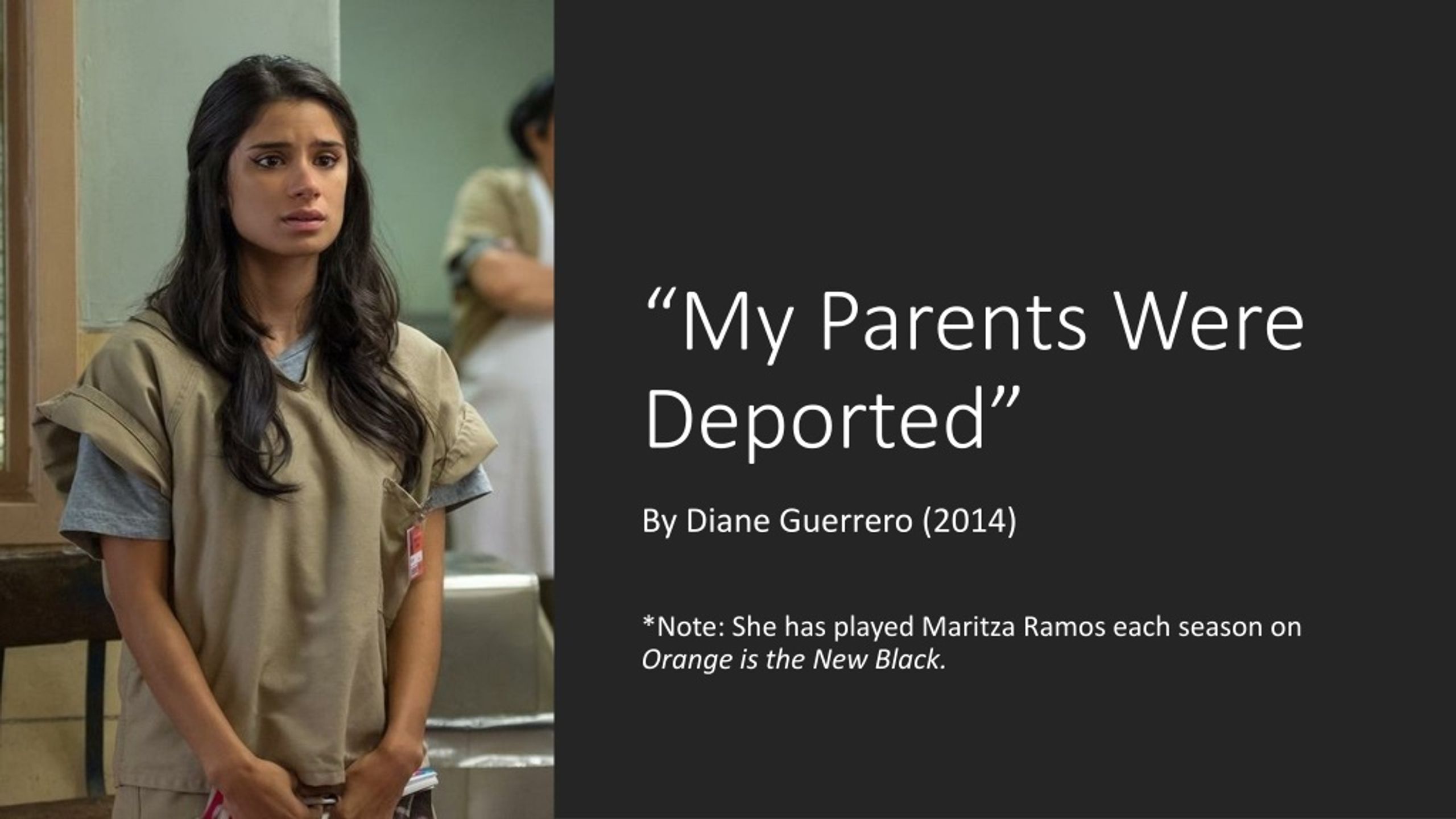 my parents were deported essay