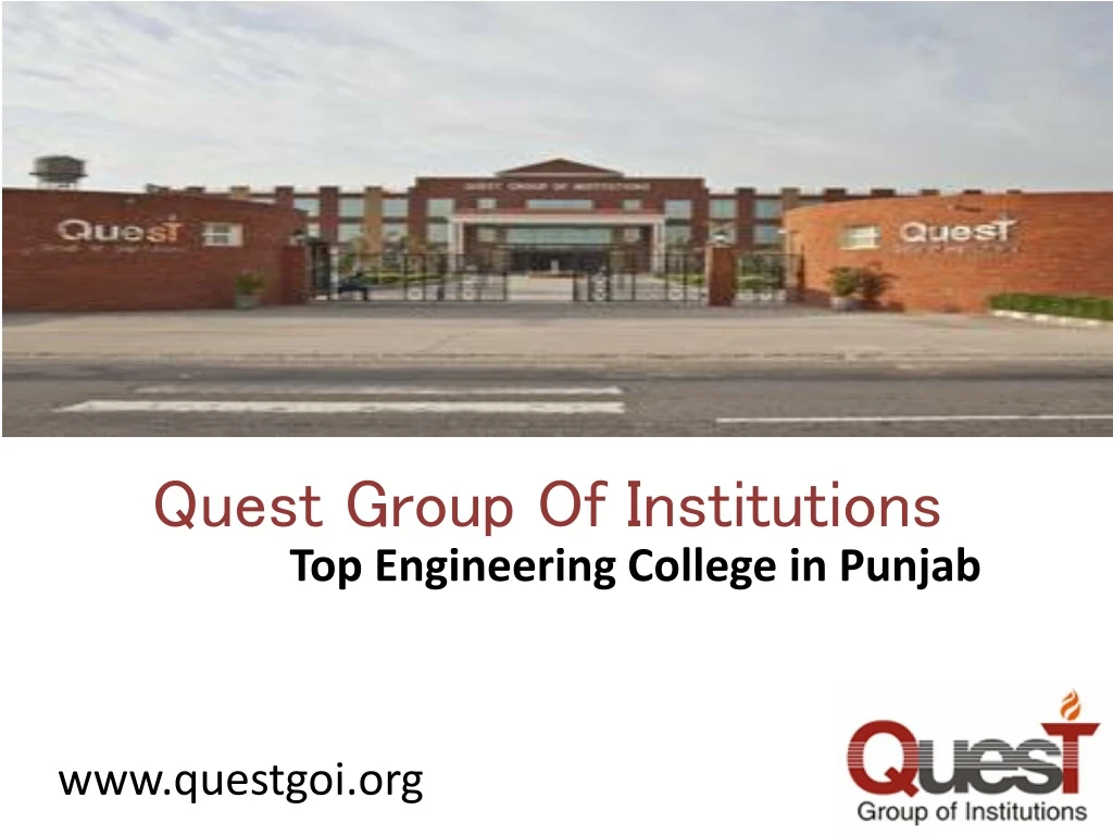 PPT - Quest Group Of Institutions PowerPoint Presentation, free ...