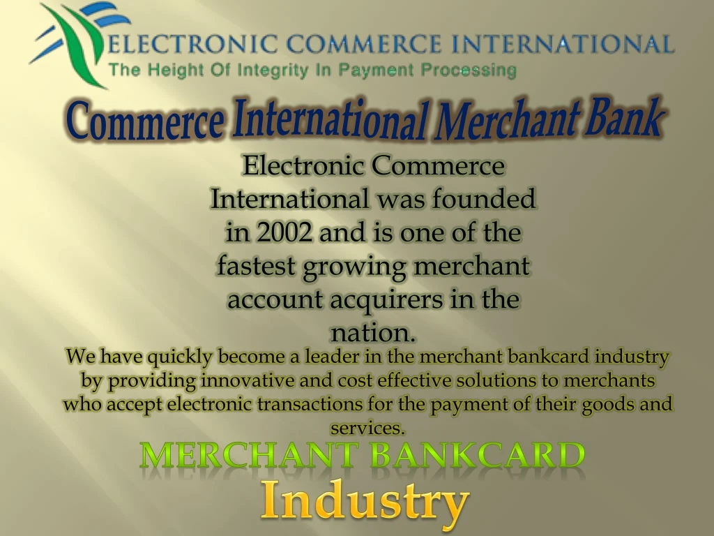 commerce international merchant bank n.