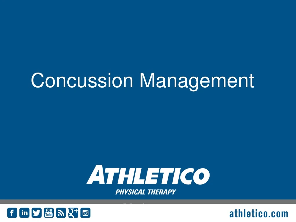 Ppt Concussion Management Powerpoint Presentation Free Download Id8982410 