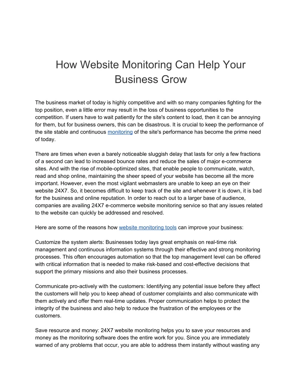 how website monitoring can help your business grow n.
