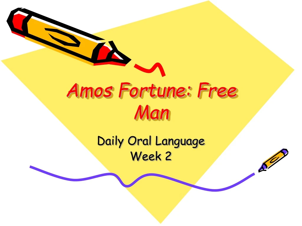 amos fortune free man n.