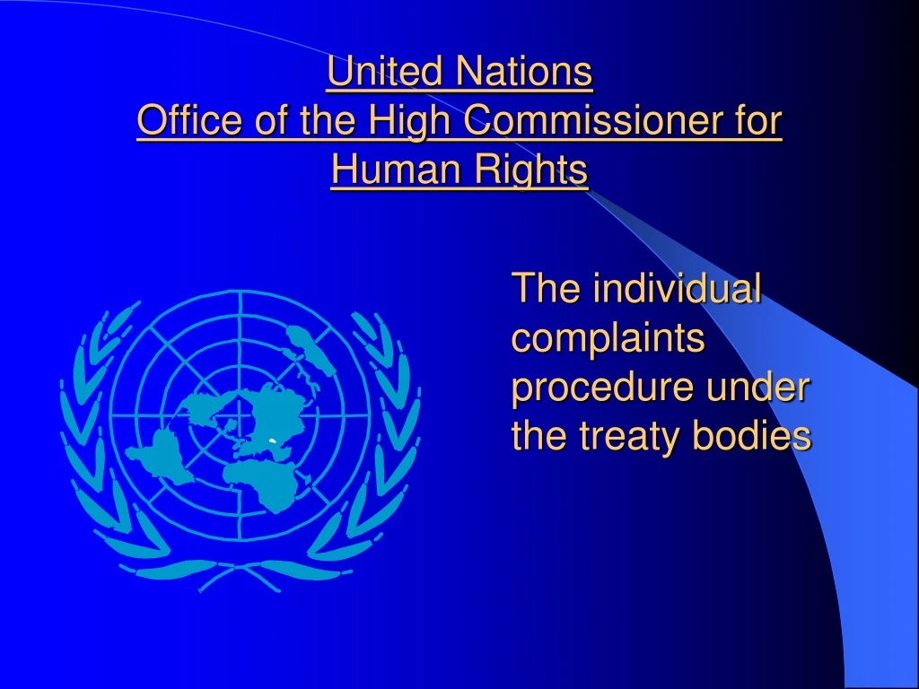 united nations office of the high commissioner for human rights n.