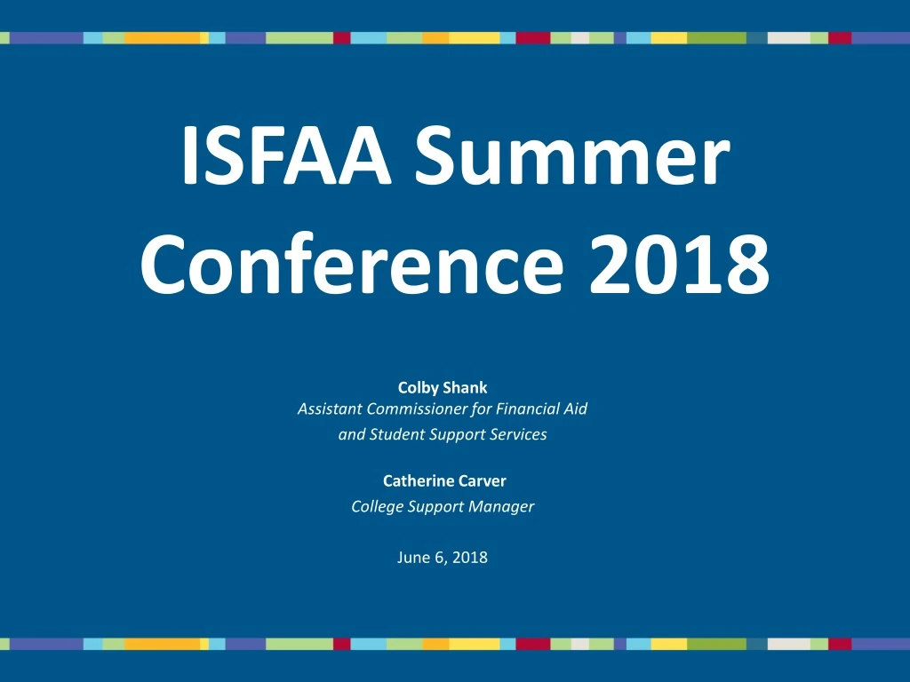 isfaa summer conference 2018 n.