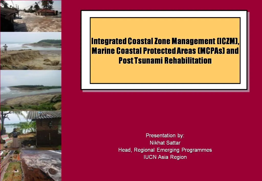 PPT - Integrated Coastal Zone Management ICZM, Marine Coastal Protected ...