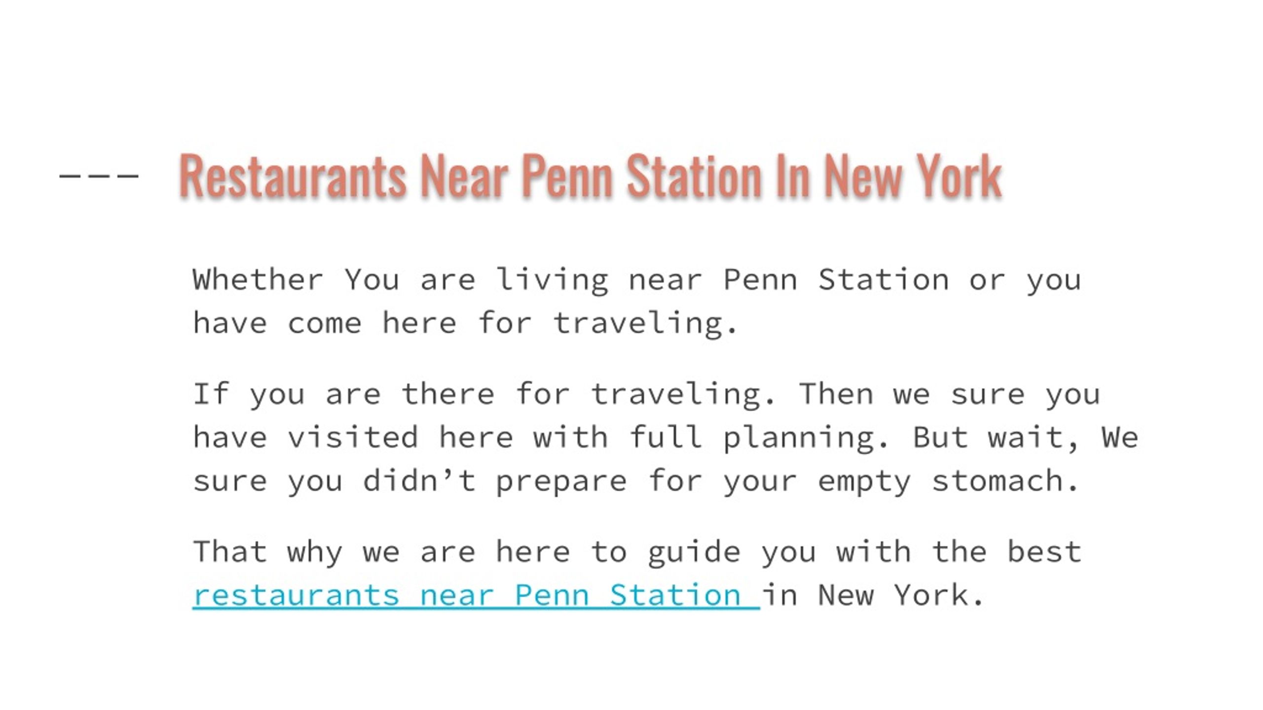 PPT Best Restaurants near Penn Station in New York PowerPoint Presentation ID8994845