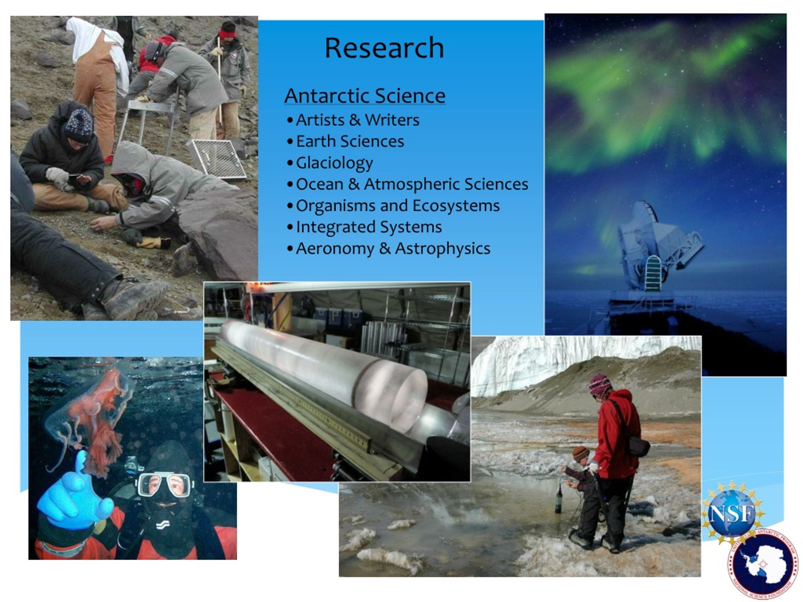 The USAP Portal: Science and Support in Antarctica - Peninsula