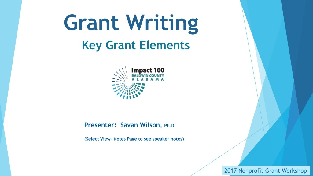 PPT - Grant Writing PowerPoint Presentation, Free Download - ID:8997825