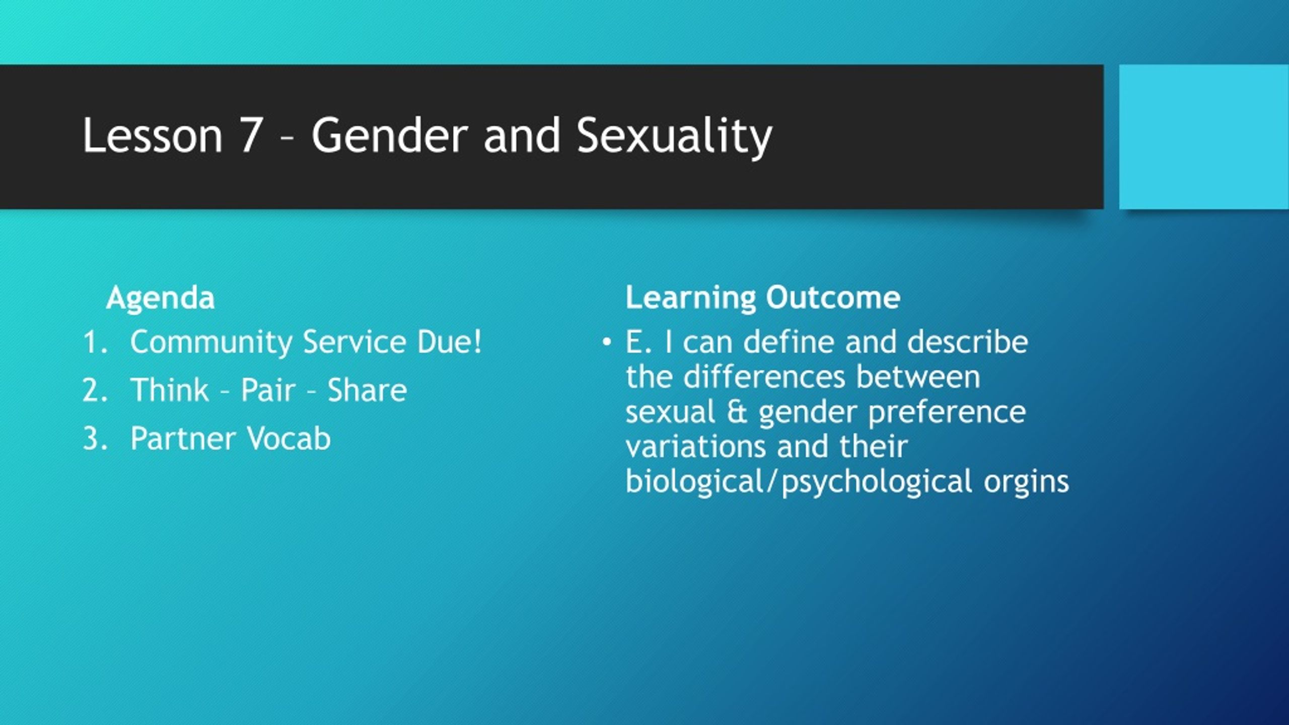 Ppt Lesson 7 Gender And Sexuality Powerpoint Presentation Free Download Id9001422 