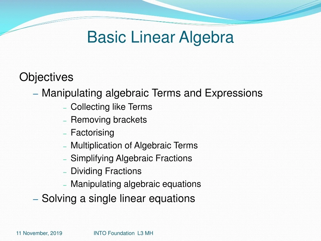 Ppt Basic Linear Algebra Powerpoint Presentation Free Download Id9005456 4248