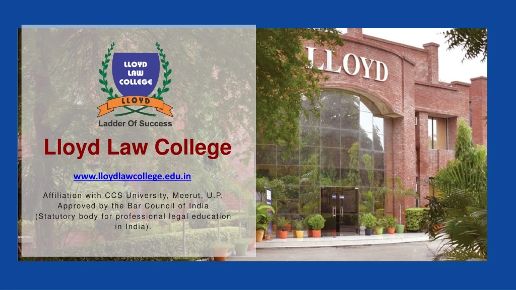 lloyd law college n.