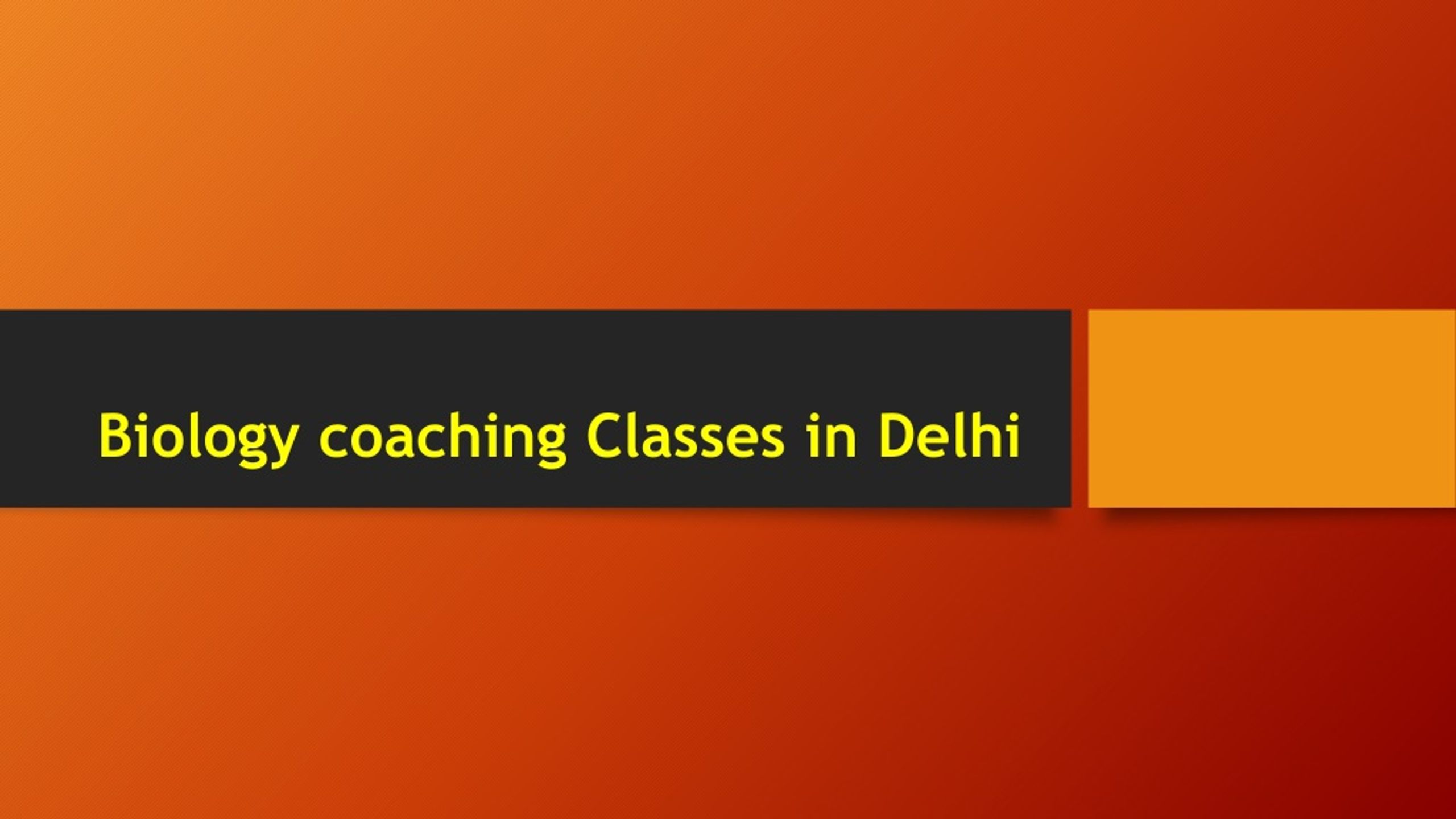 PPT - Biology Coaching Classes Delhi PowerPoint Presentation, free ...