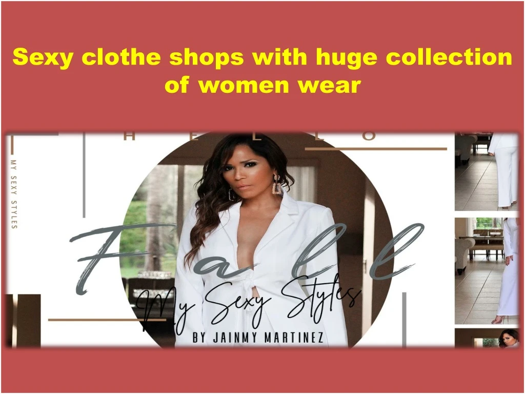 sexy clothe shops with huge collection of women n.
