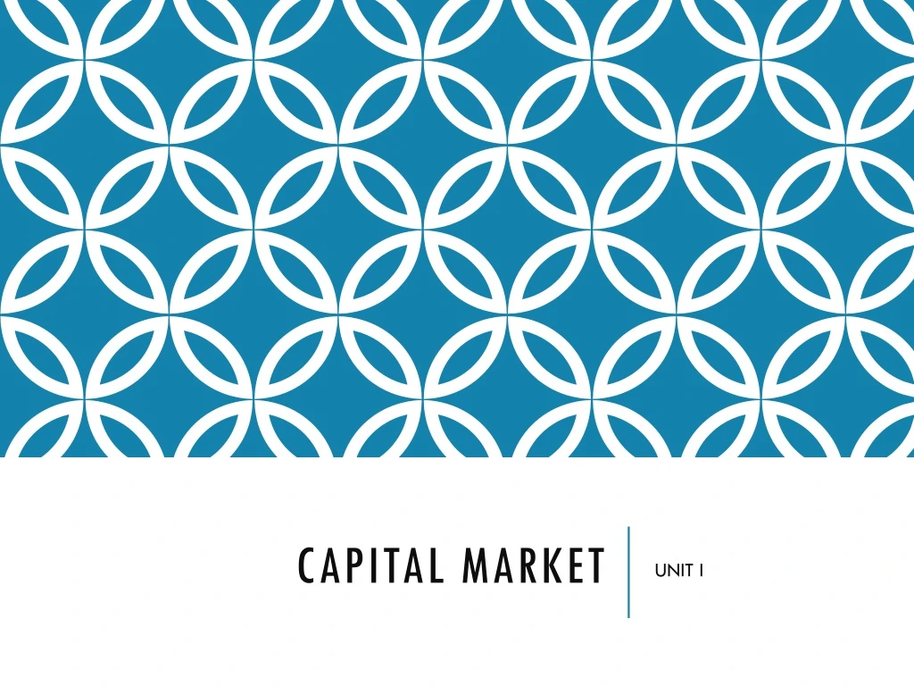 capital market n.