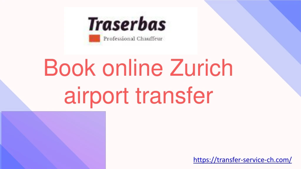 book online zurich airport transfer n.
