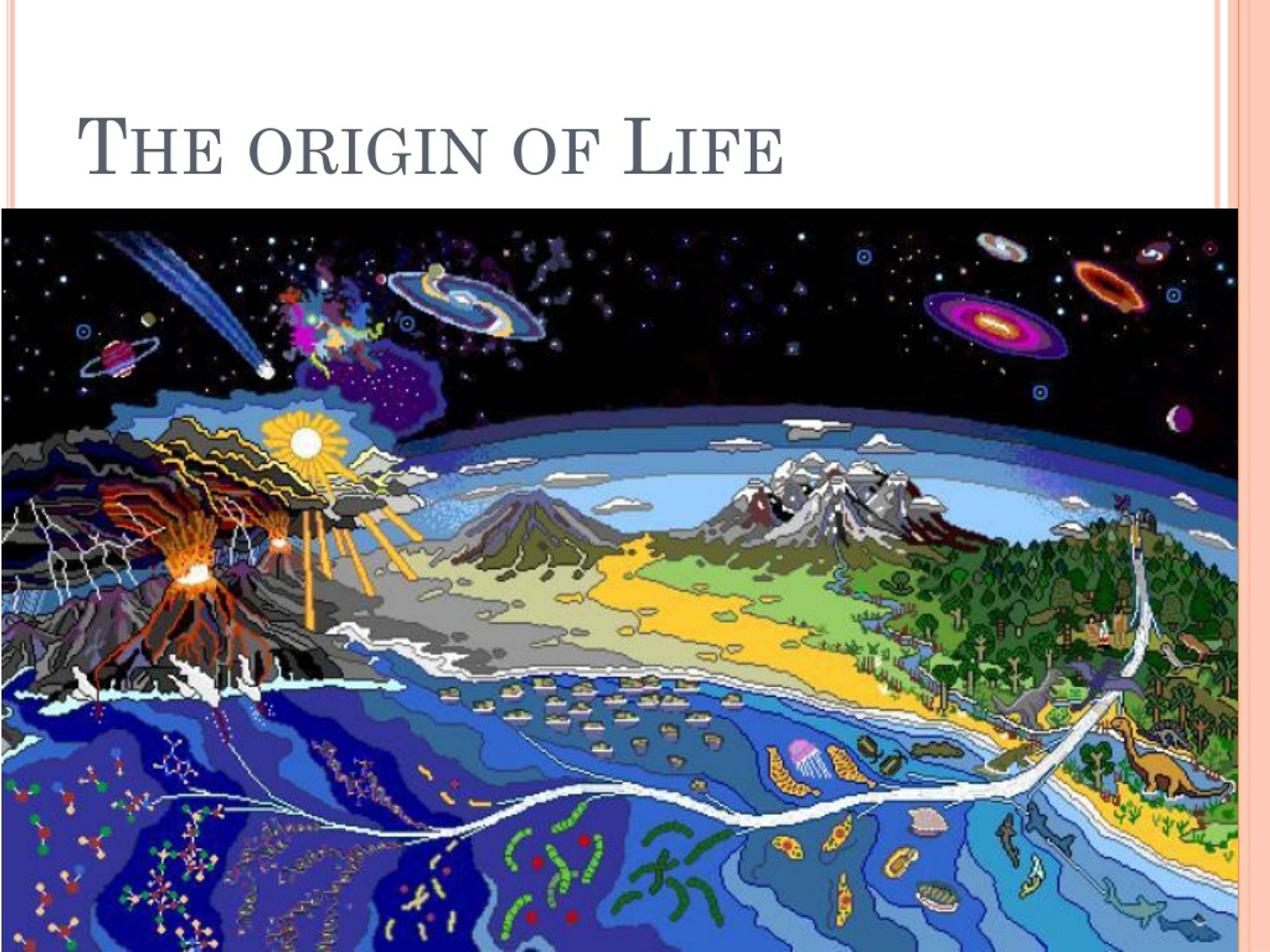 a powerpoint presentation on the origin of human life