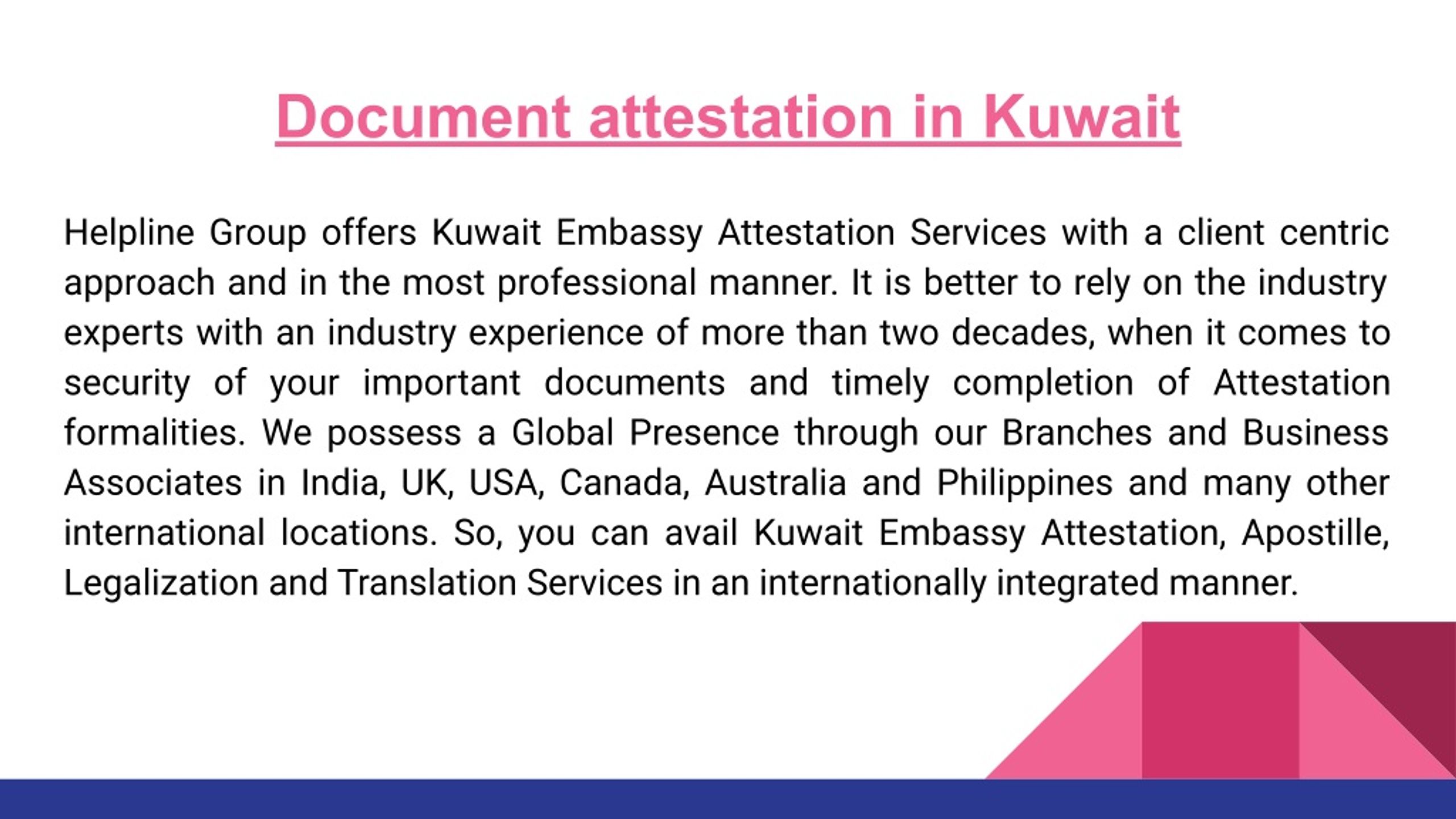 Ppt Kuwait Embassy Attestation Powerpoint Presentation Free Download Id9021147 8190