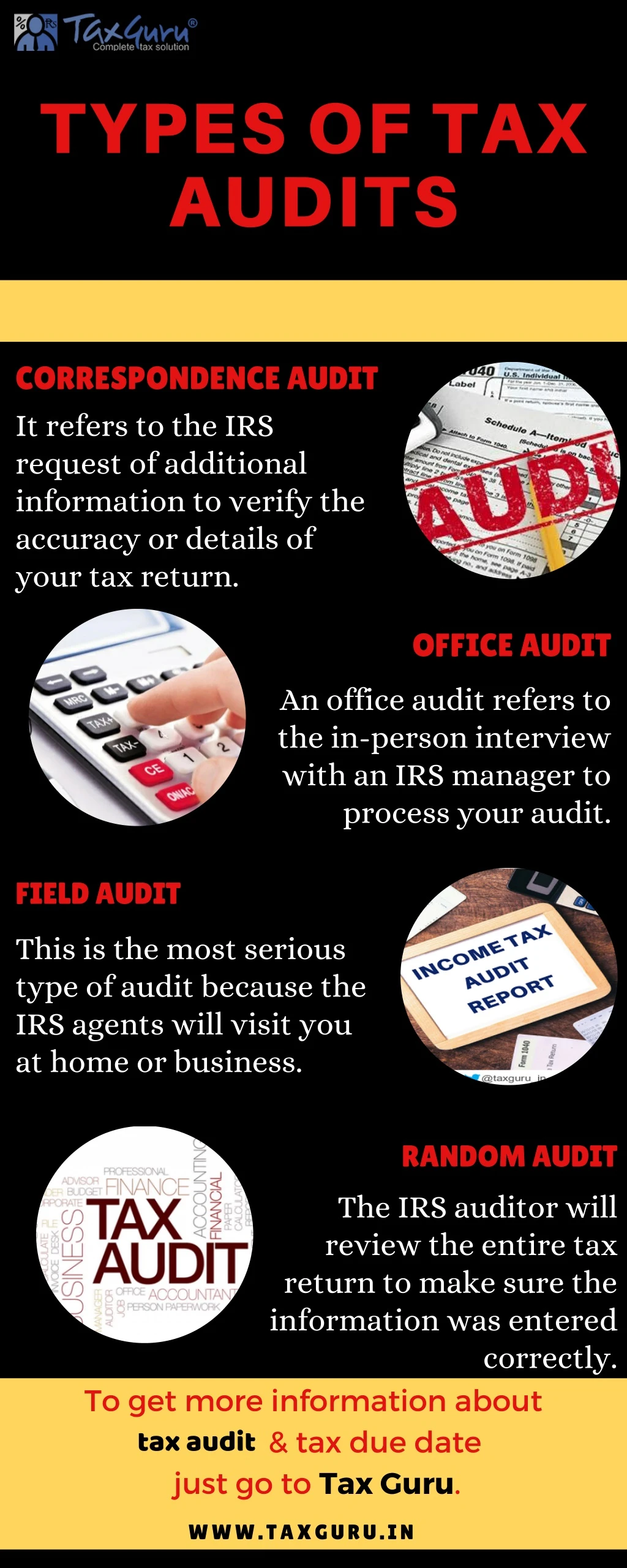 types of tax audits n.