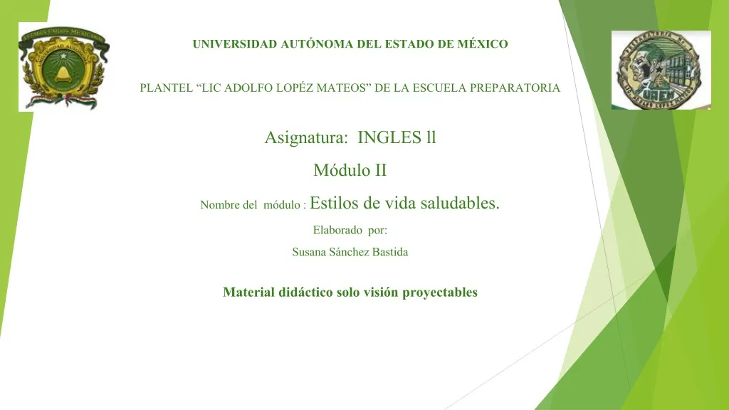 PPT - UNIVERSIDAD AUTÓ NOMA DEL ESTADO DE M ÉXICO PowerPoint ...