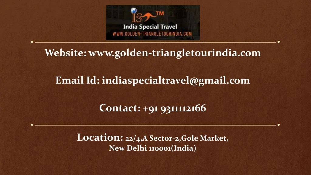website www golden triangletourindia com n.