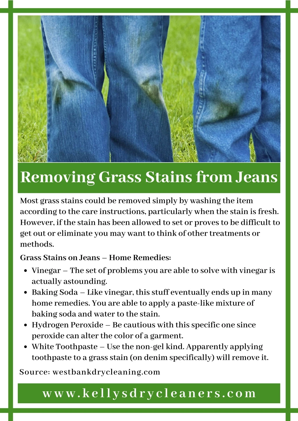 PPT - Removing Grass Stains from Jeans PowerPoint Presentation, free ...