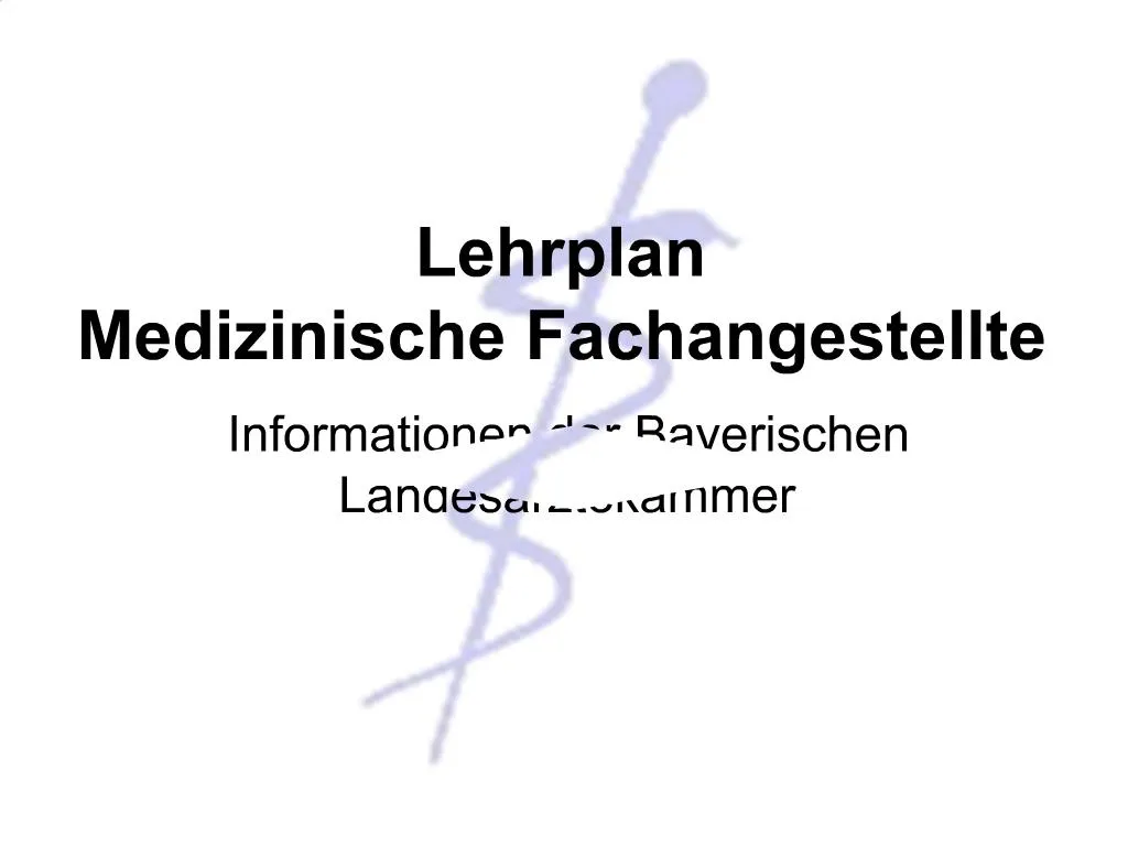 Ppt Lehrplan Medizinische Fachangestellte Powerpoint Presentation Free Download Id