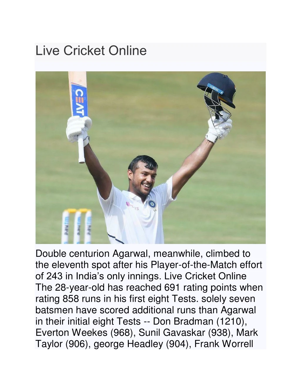 live cricket online n.