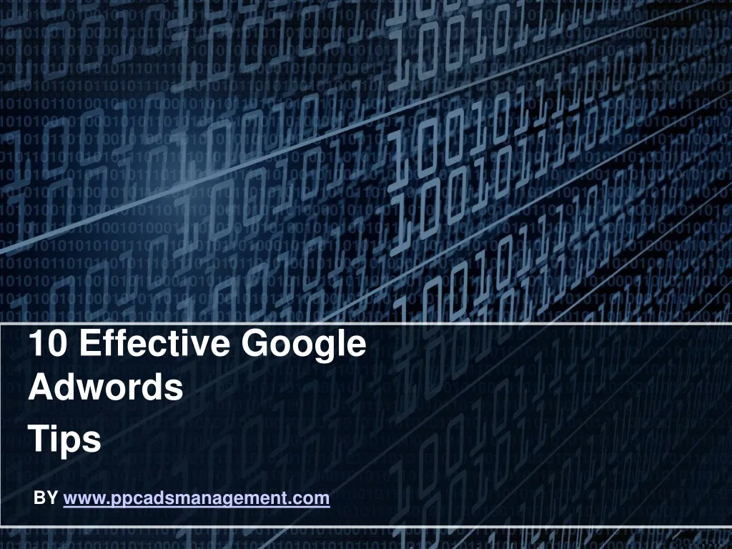 10 effective google adwords tips n.