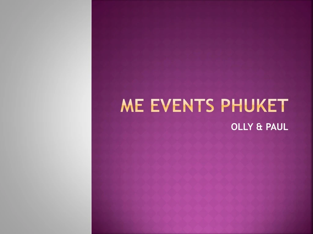 me events phuket n.