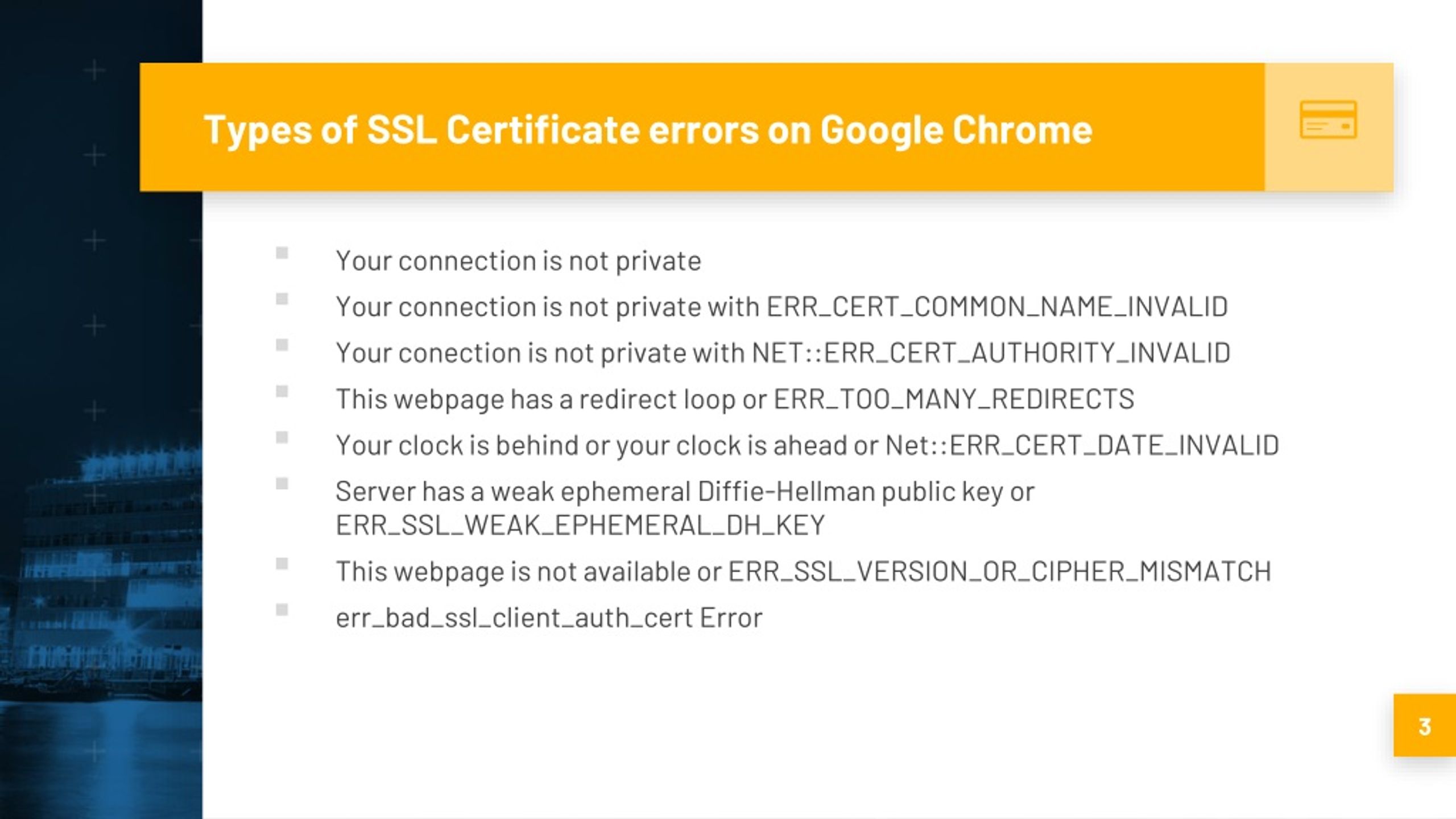 PPT - How To Fix SSL Certificate Error On Google Chrome? Solve 8 SSL ...