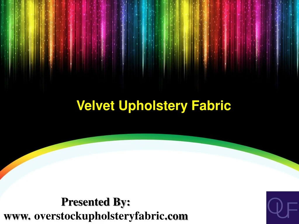 velvet upholstery fabric n.