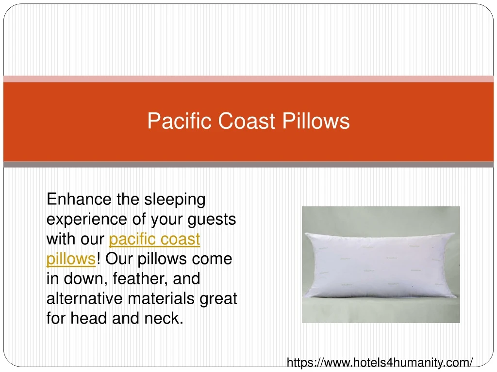 pacific coast pillows n.