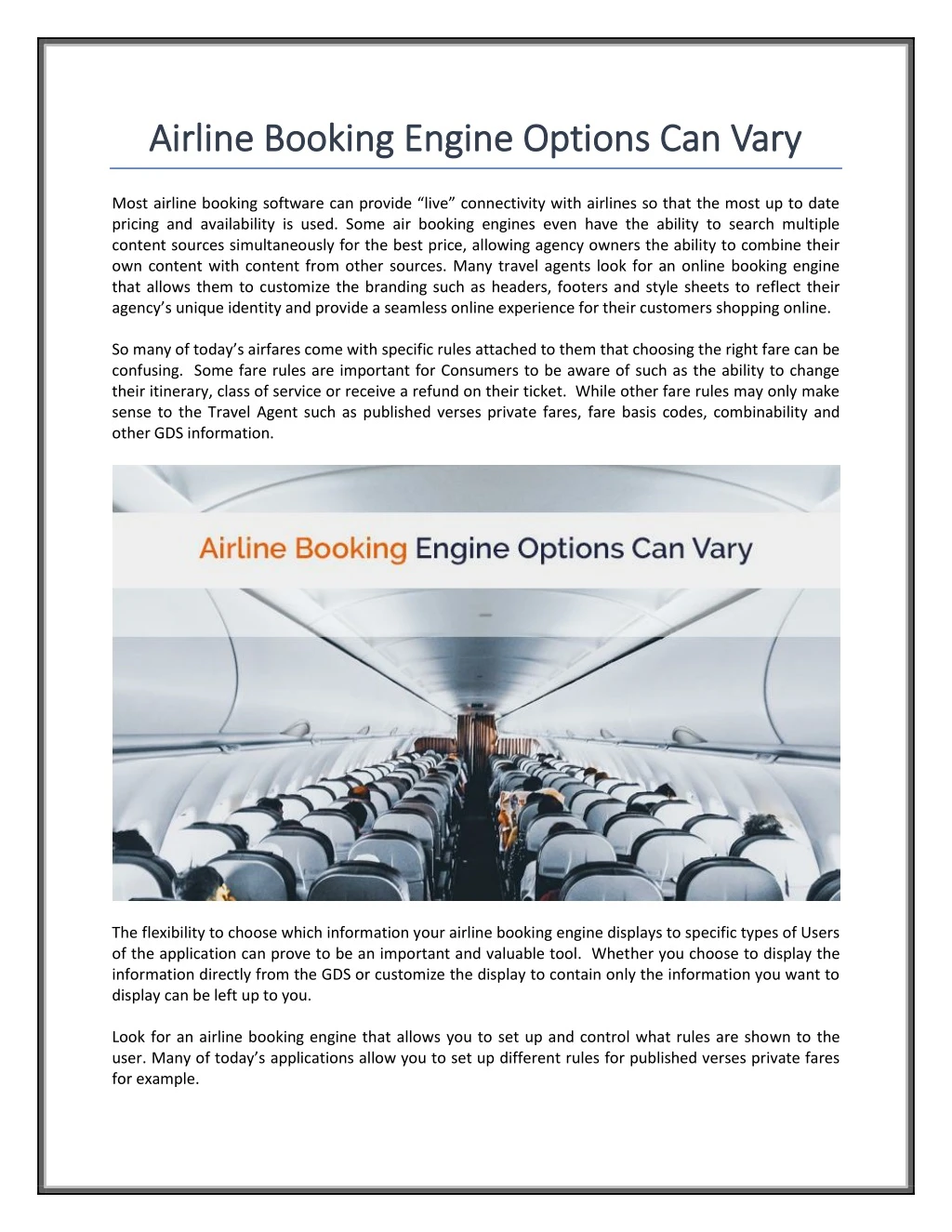 airline booking engine options can vary airline n.