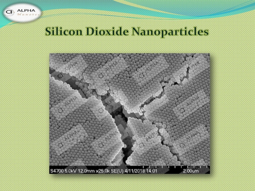 silicon dioxide nanoparticles n.