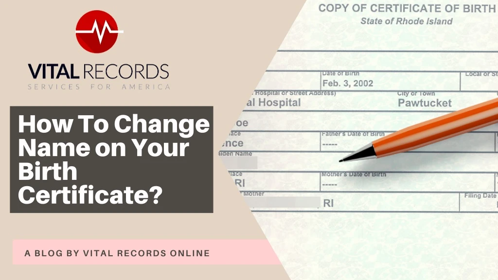 how to change name on your birth certificate n.