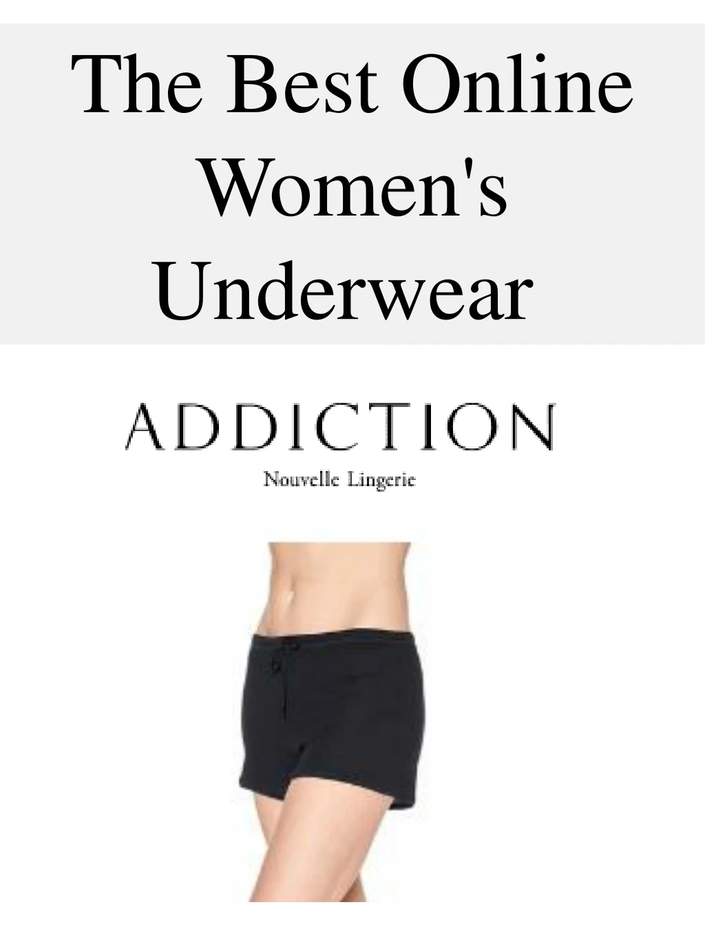 the best online women s underwear n.