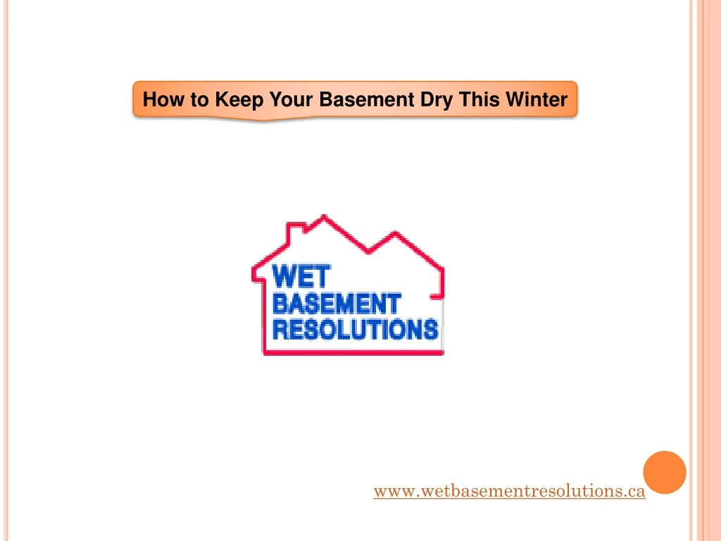 how to keep your basement dry this winter n.