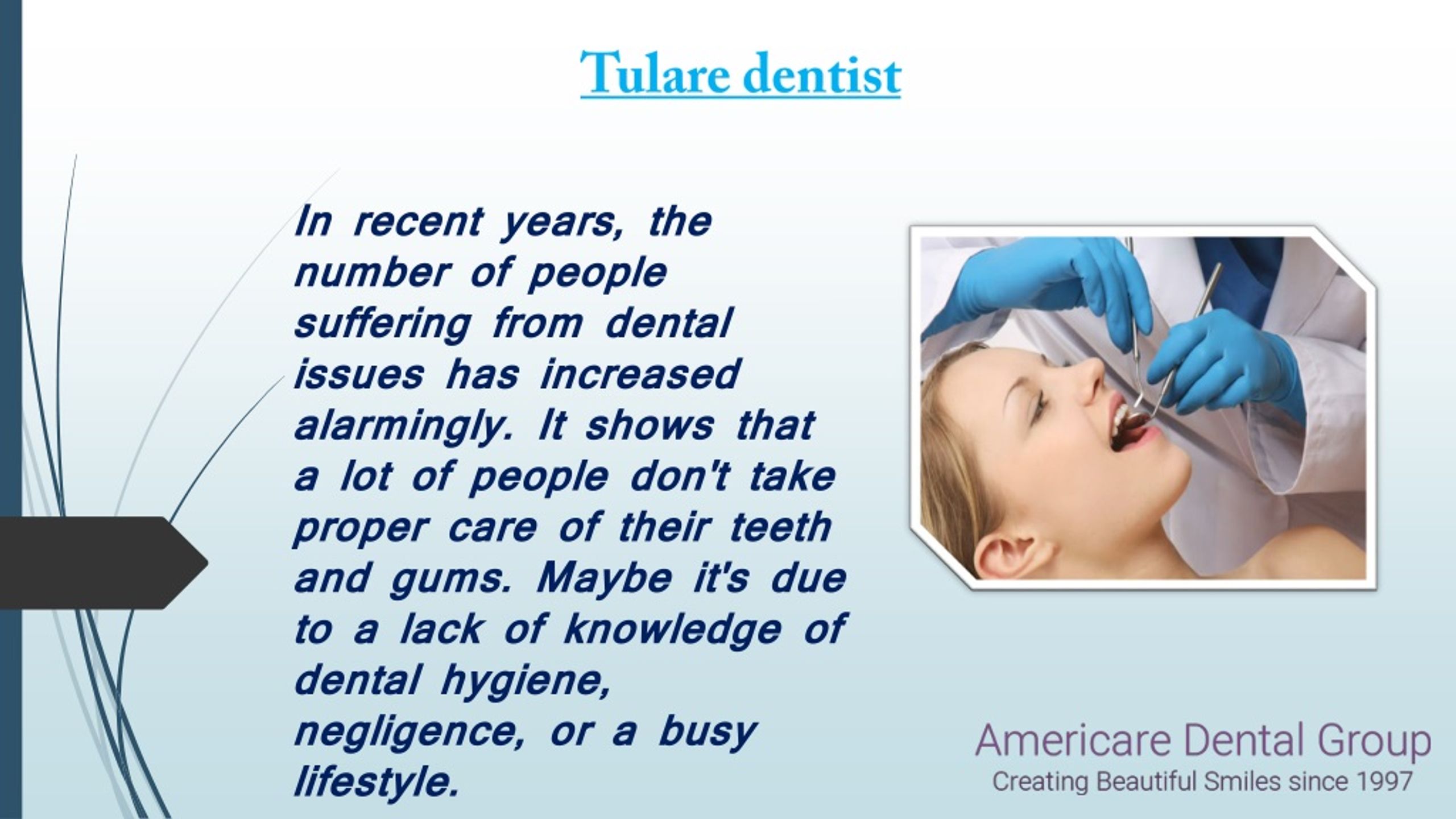 PPT Tulare dentist PowerPoint Presentation, free download ID9053575