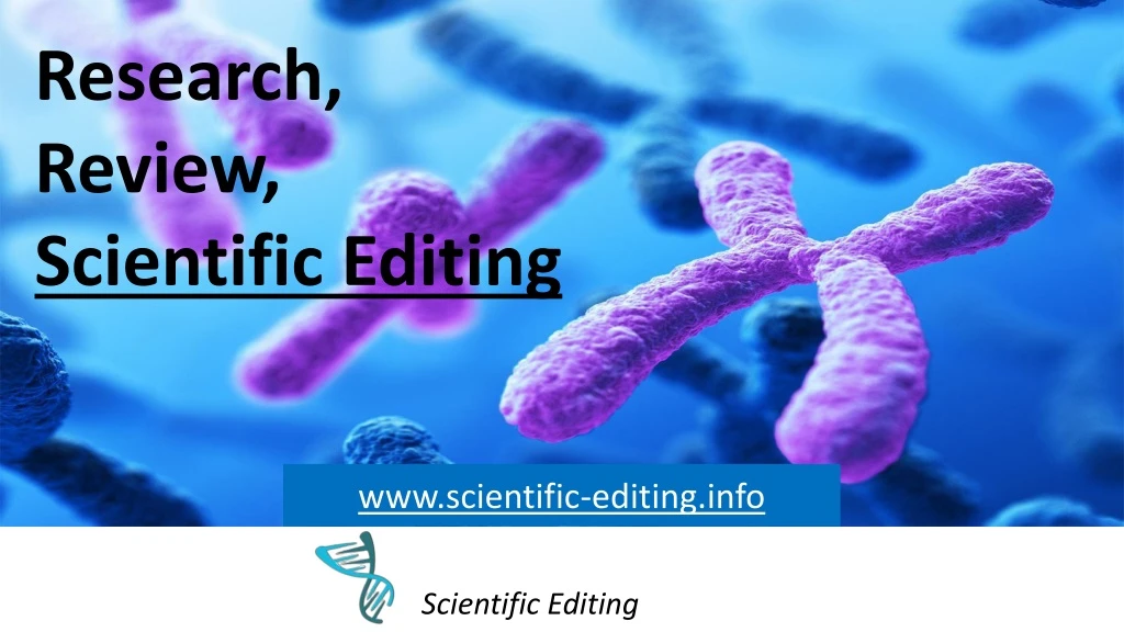 research review scientific editing n.