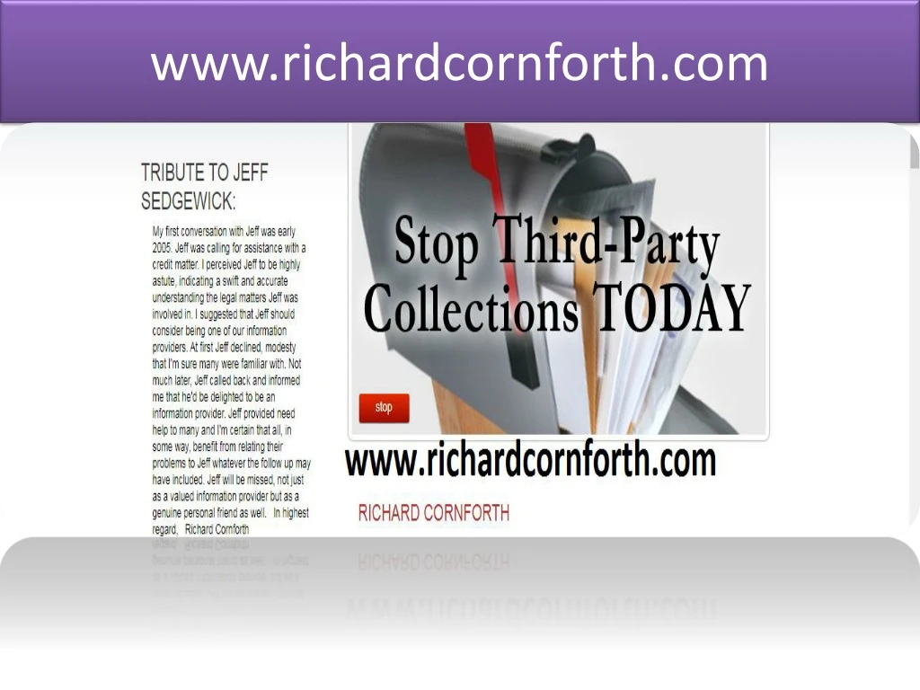 www richardcornforth com n.