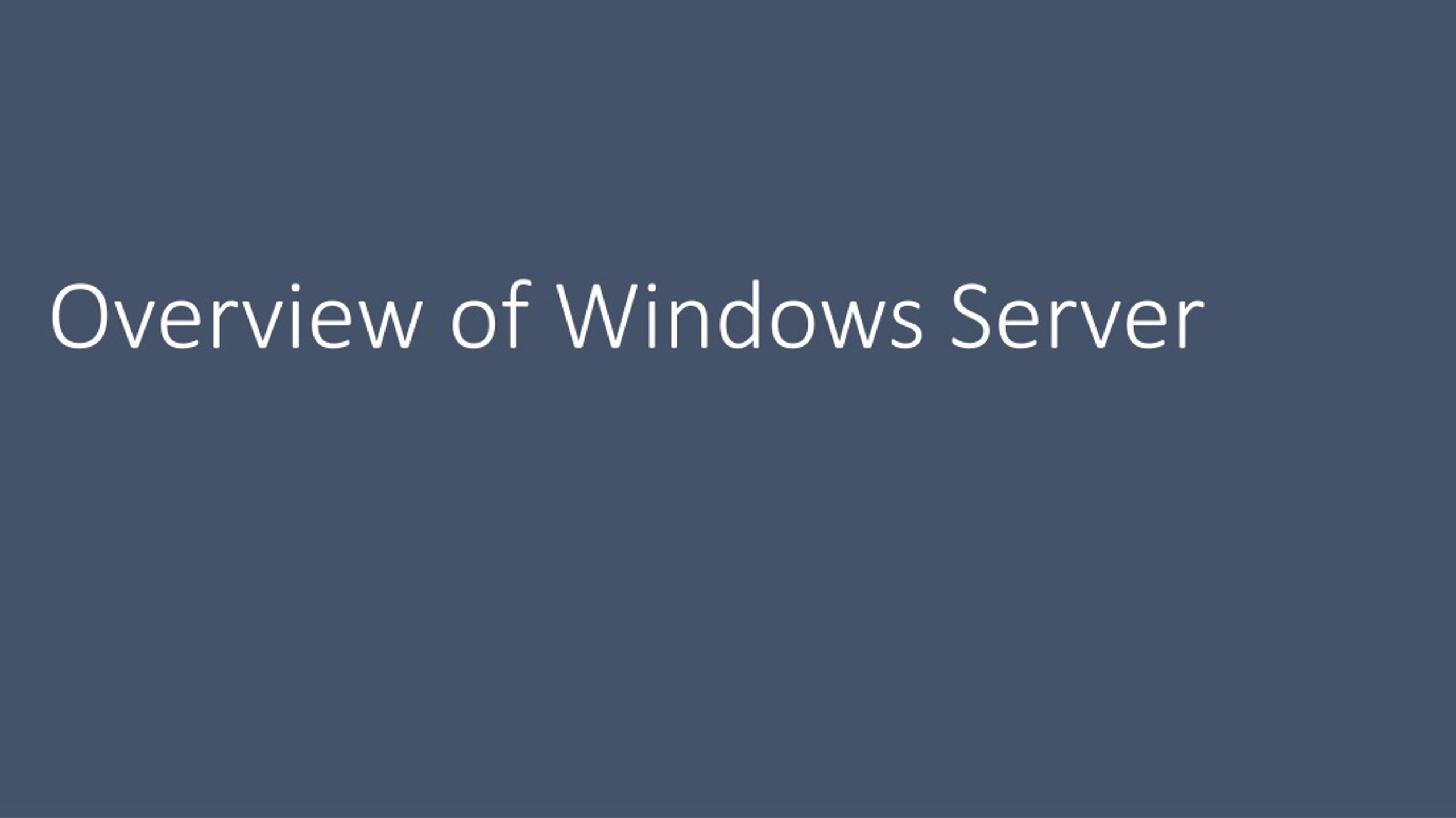 windows server 2019 powerpoint presentation